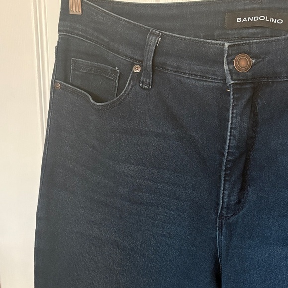 Bandolino Women's 14 Dark Blue Amy Straight leg Jeans - Picture 4 of 8